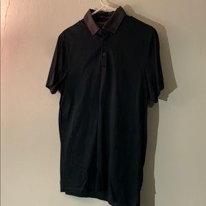 Ted Baker size 3 green polo with maroon accents